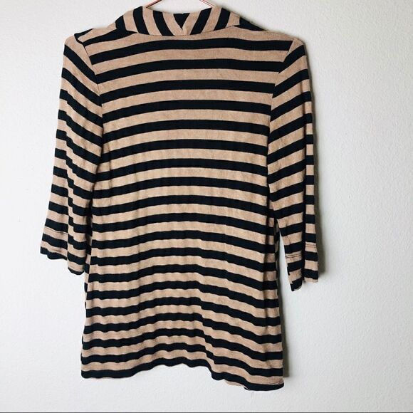EUC Notations Striped Cardigan Sweater - Picture 6 of 6